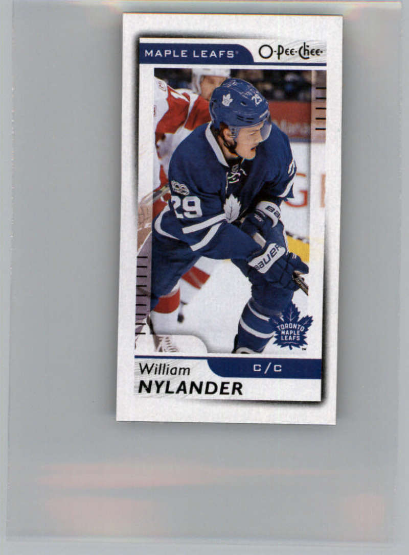 2017-18 O-Pee-Chee Mini #M-33 William Nylander Toronto Maple Leafs NHL Hockey Card (Upper Deck)