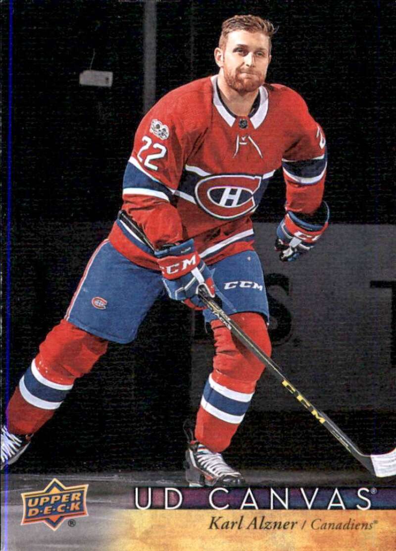 2017-18 Upper Deck Canvas #C165 Karl Alzner Montreal Canadiens