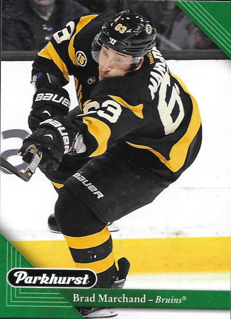 2017-18 Parkhurst NHL Hockey Trading Card #18 Brad Marchand Boston Bruins