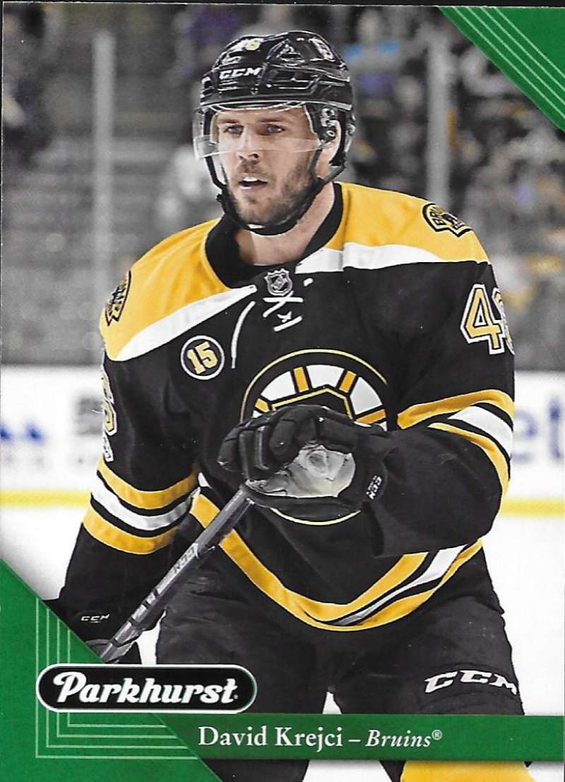 2017-18 Parkhurst NHL Hockey Trading Card #19 David Krejci Boston Bruins