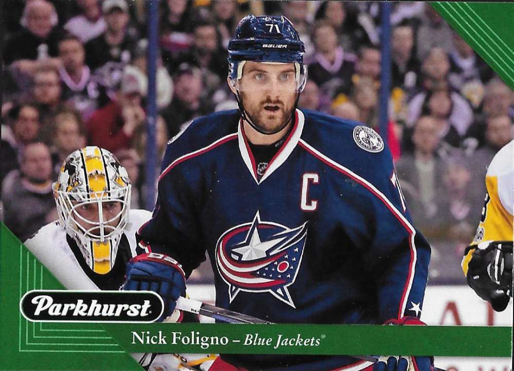 2017-18 Parkhurst NHL Hockey Trading Card #68 Nick Foligno Columbus Blue Jackets