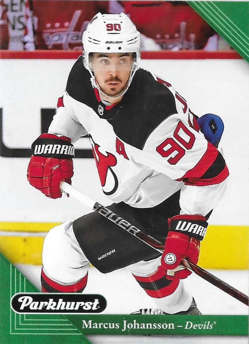 2017-18 Parkhurst NHL Hockey Trading Card #140 Marcus Johansson New Jersey Devils