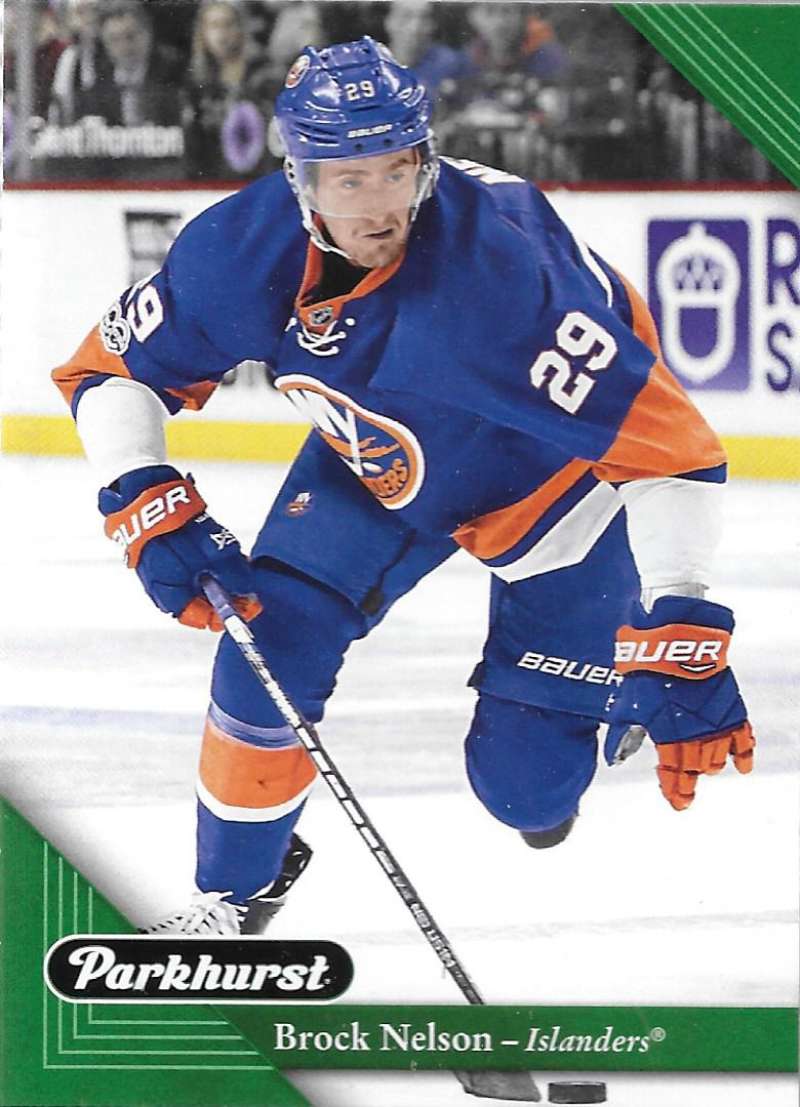 2017-18 Parkhurst NHL Hockey Trading Card #154 Brock Nelson New York Islanders