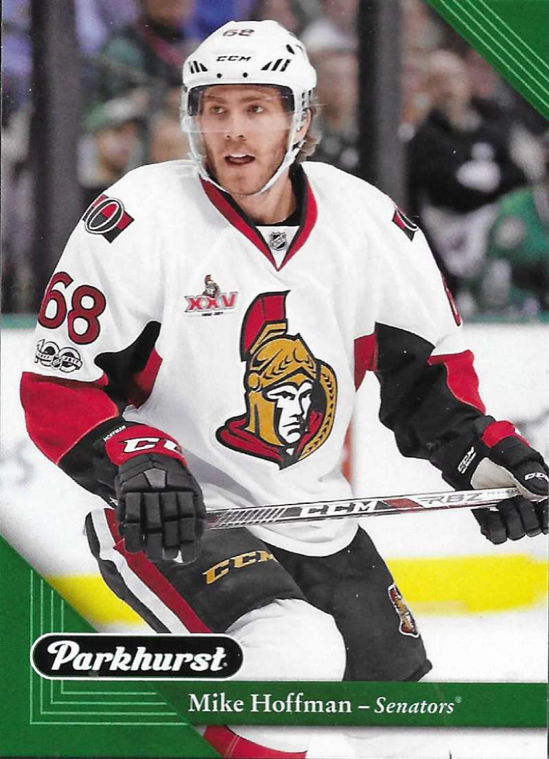 2017-18 Parkhurst NHL Hockey Trading Card #163 Mike Hoffman Ottawa Senators