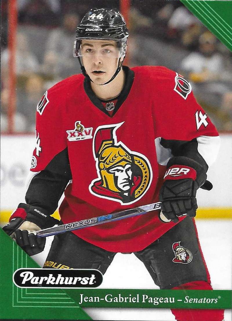2017-18 Parkhurst NHL Hockey Trading Card #167 Jean-Gabriel Pageau Ottawa Senators