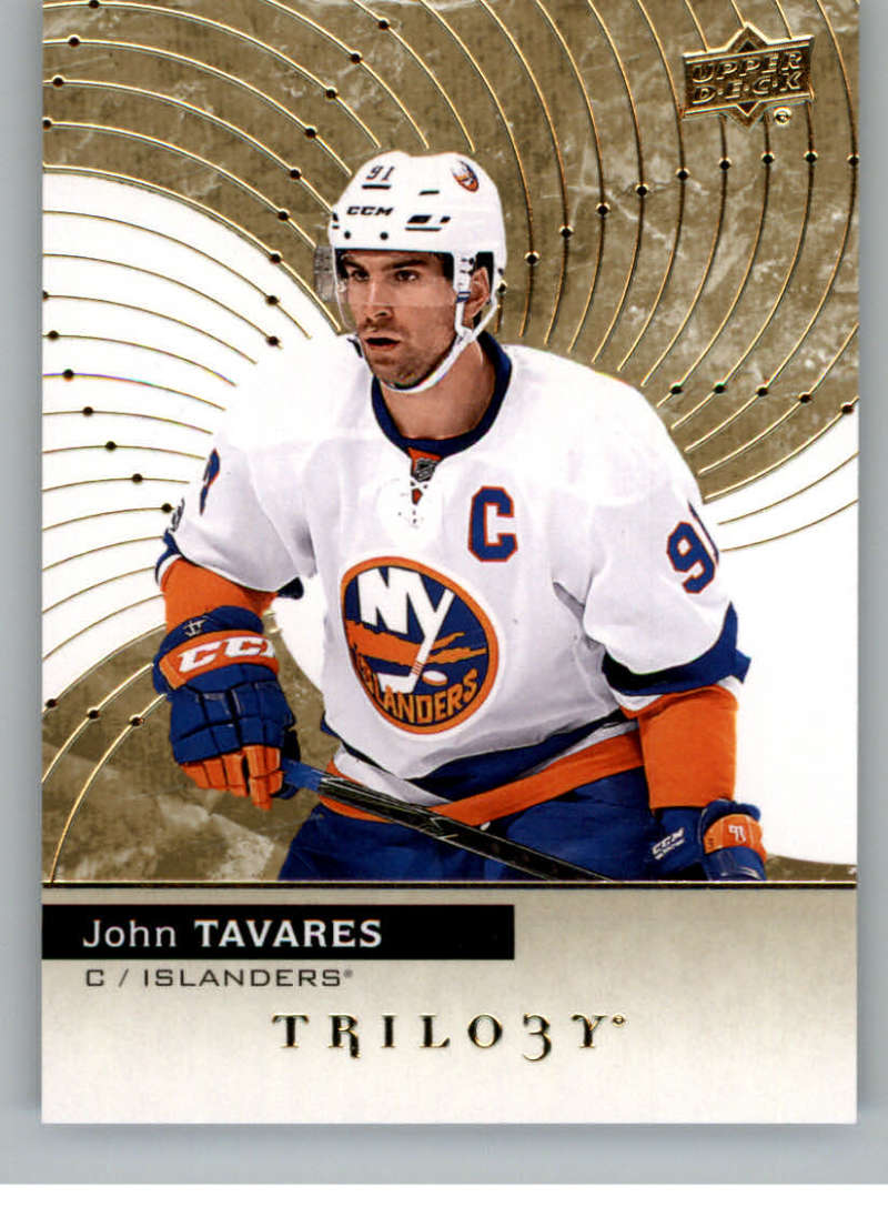 2017-18 Upper Deck Trilogy #10 John Tavares New York Islanders