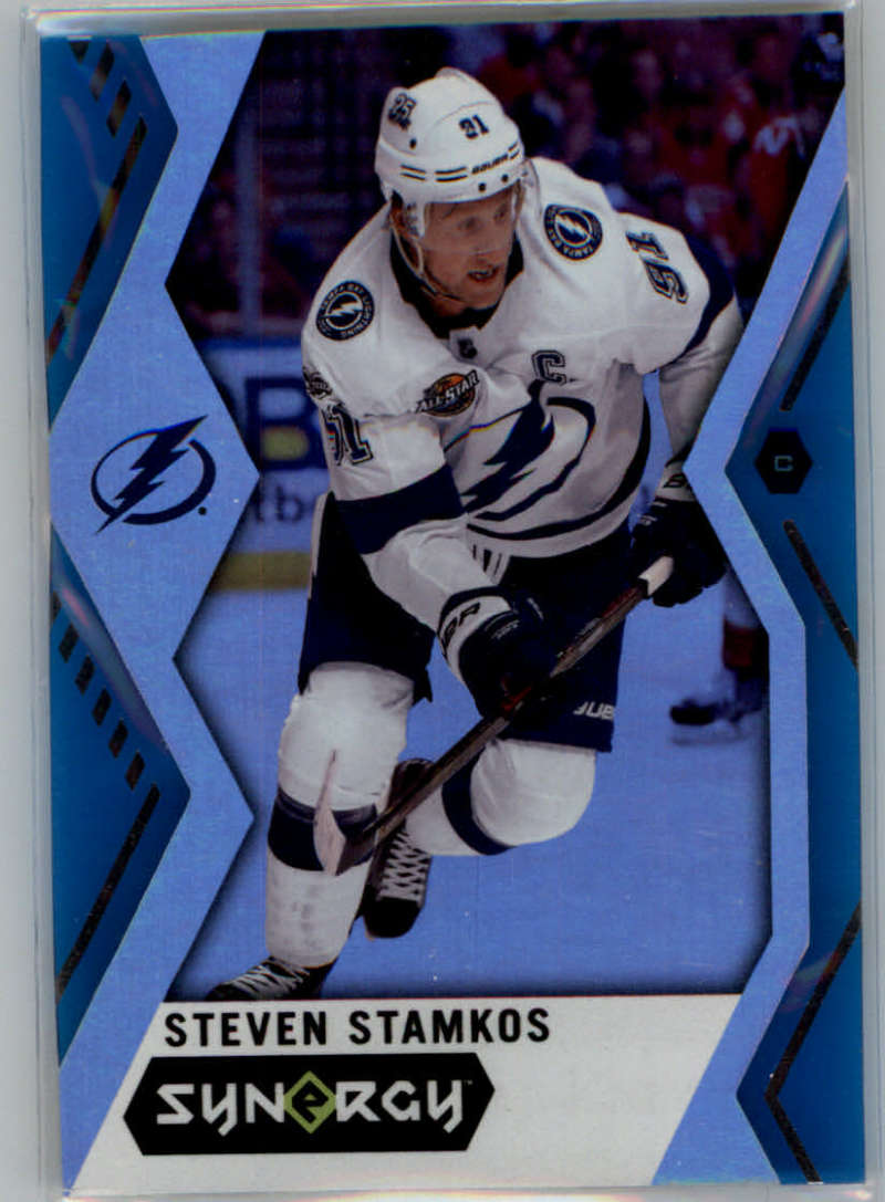 2017-18 Upper Deck Synergy Blue Steven Stamkos #33 NM+ Lightning
