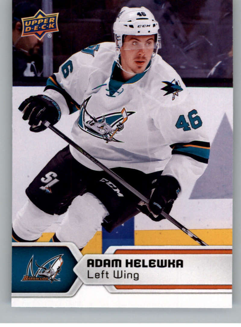 2017-18 Upper Deck AHL #65 Adam Helewka San Jose Barracuda