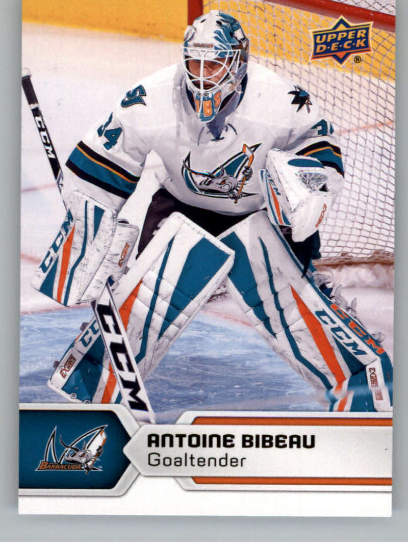 2017-18 Upper Deck AHL #96 Antoine Bibeau San Jose Barracuda