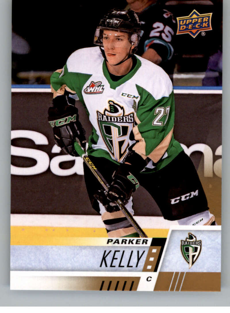 2017-18 Upper Deck CHL #58 Parker Kelly Prince Albert Raiders Canadian Hockey League Card