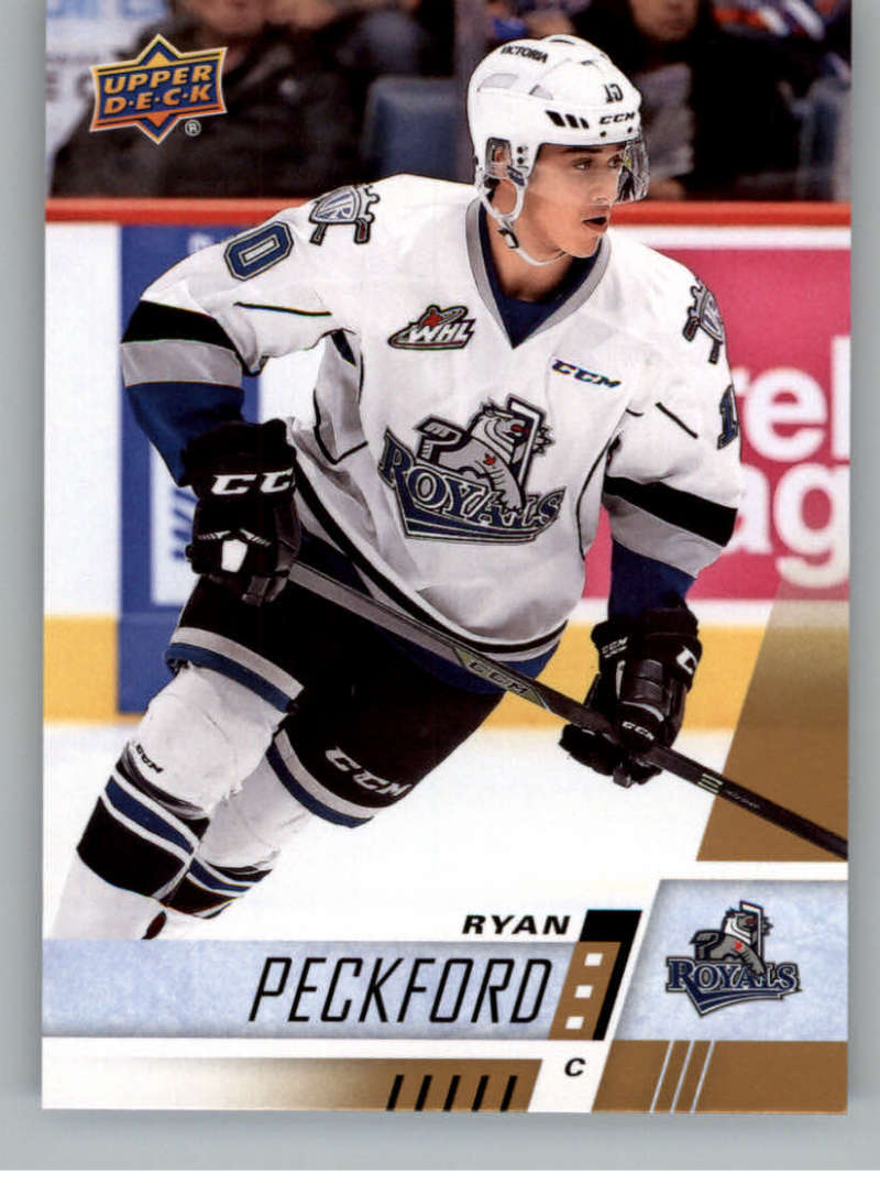 2017-18 Upper Deck CHL #78 Ryan Peckford Victoria Royals Canadian Hockey League Card
