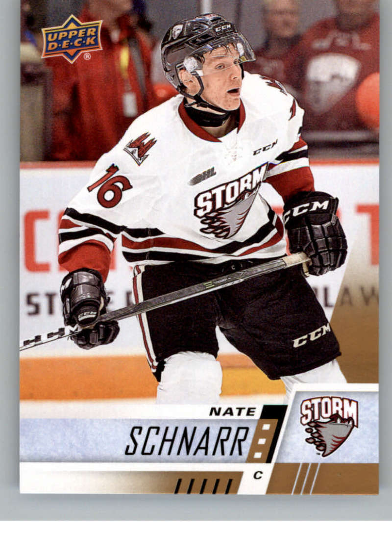 2017-18 Upper Deck CHL #85 Nate Schnarr Guelph Storm Canadian Hockey League Card