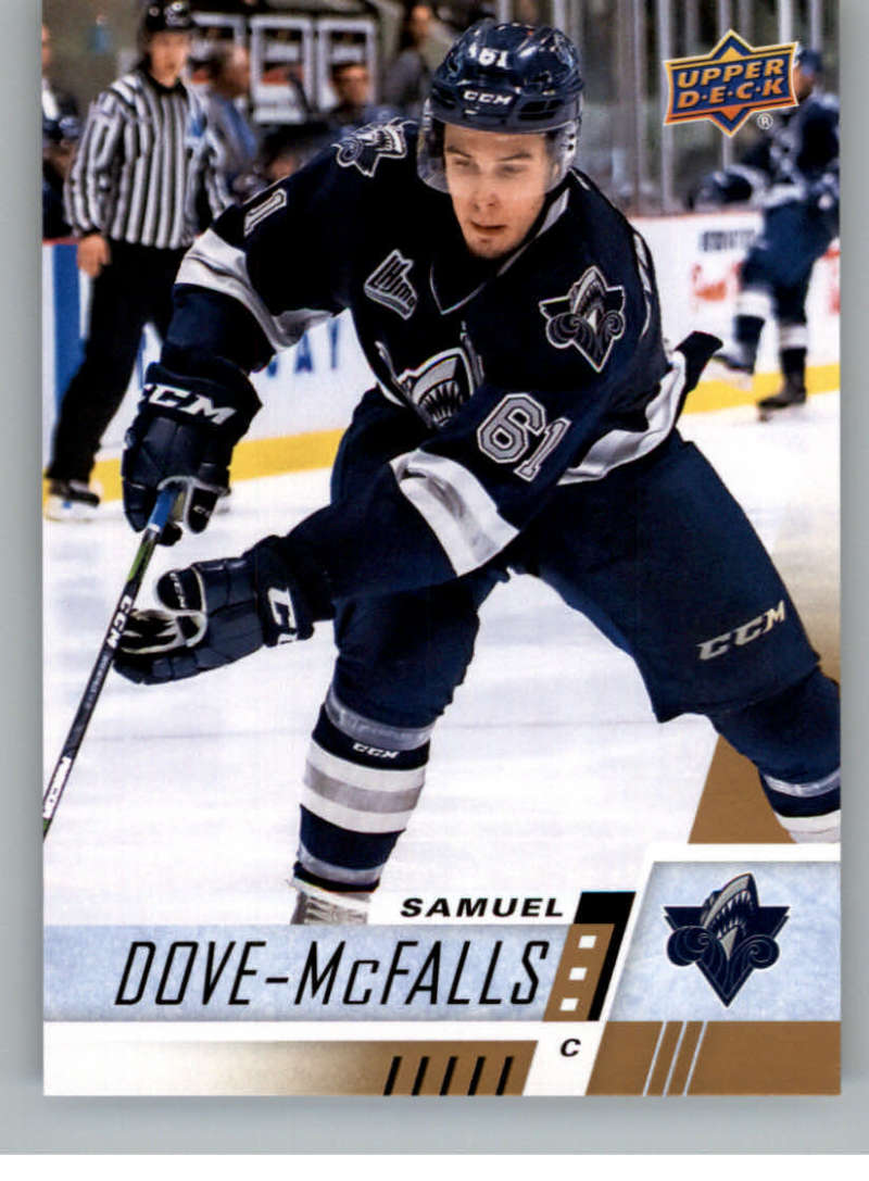 2017-18 Upper Deck CHL #251 Samuel Dove-McFalls Rimouski Oceanic Canadian Hockey League Card