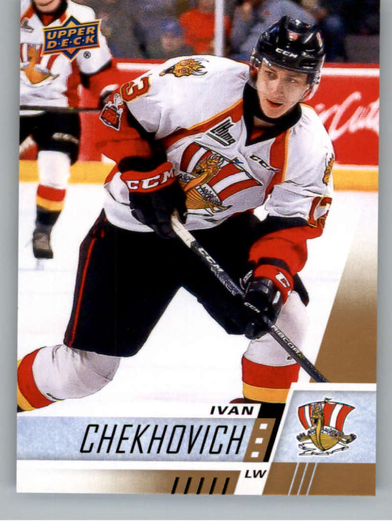2017-18 Upper Deck CHL #254 Ivan Chekhovich Baie-Comeau Drakkar Canadian Hockey League Card