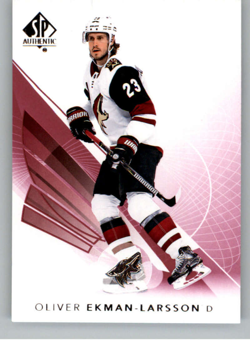 2017-18 SP Authentic Limited Red #2 Oliver Ekman-Larsson Arizona Coyotes NHL Hockey Card