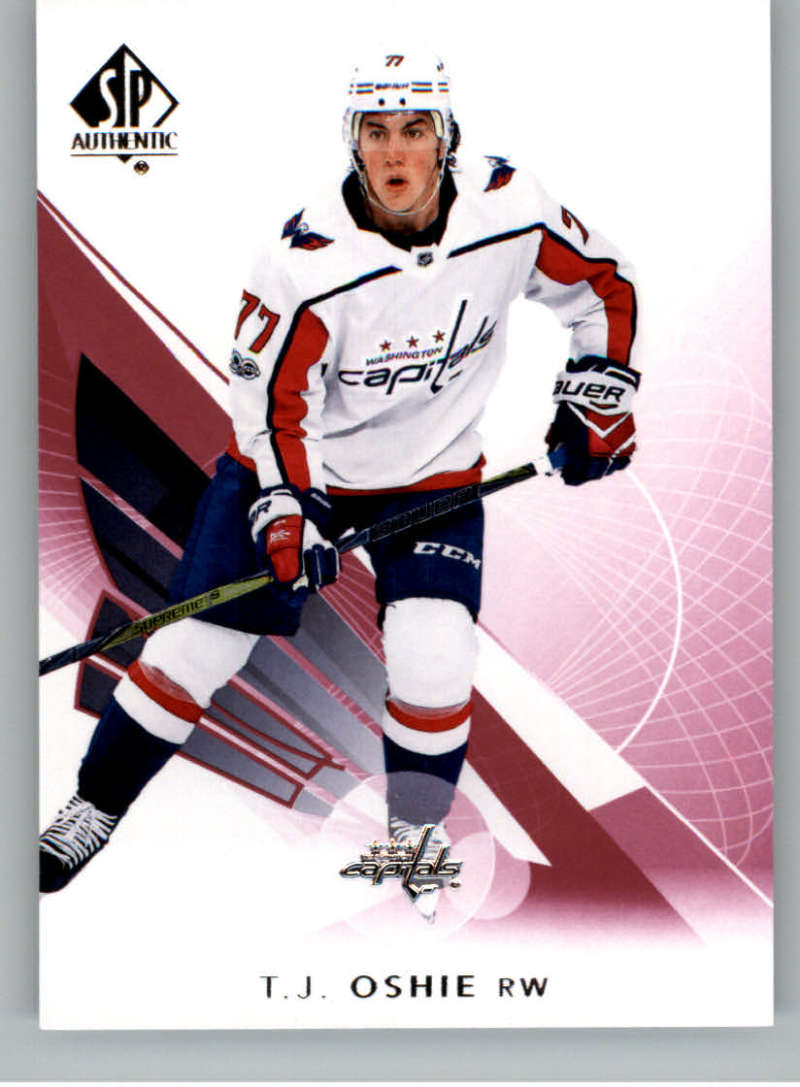 2017-18 SP Authentic Limited Red #57 T.J. Oshie Washington Capitals NHL Hockey Card