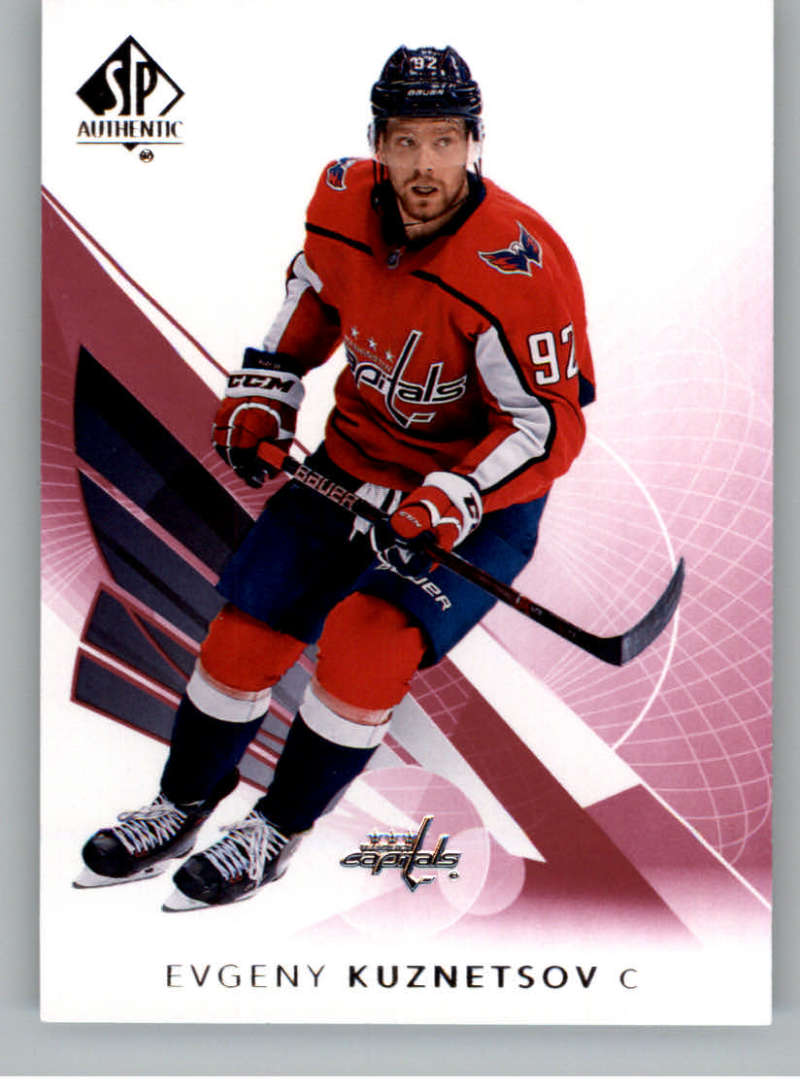 2017-18 SP Authentic Limited Red #87 Evgeny Kuznetsov Washington Capitals NHL Hockey Card