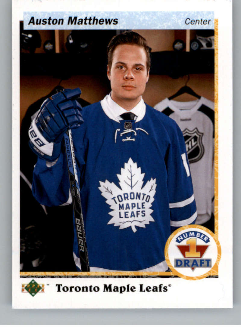 2017-18 SP Authentic 1990-91 Retro Draft Picks #RDP-AM Auston Matthews Toronto Maple Leafs NHL Hockey Card