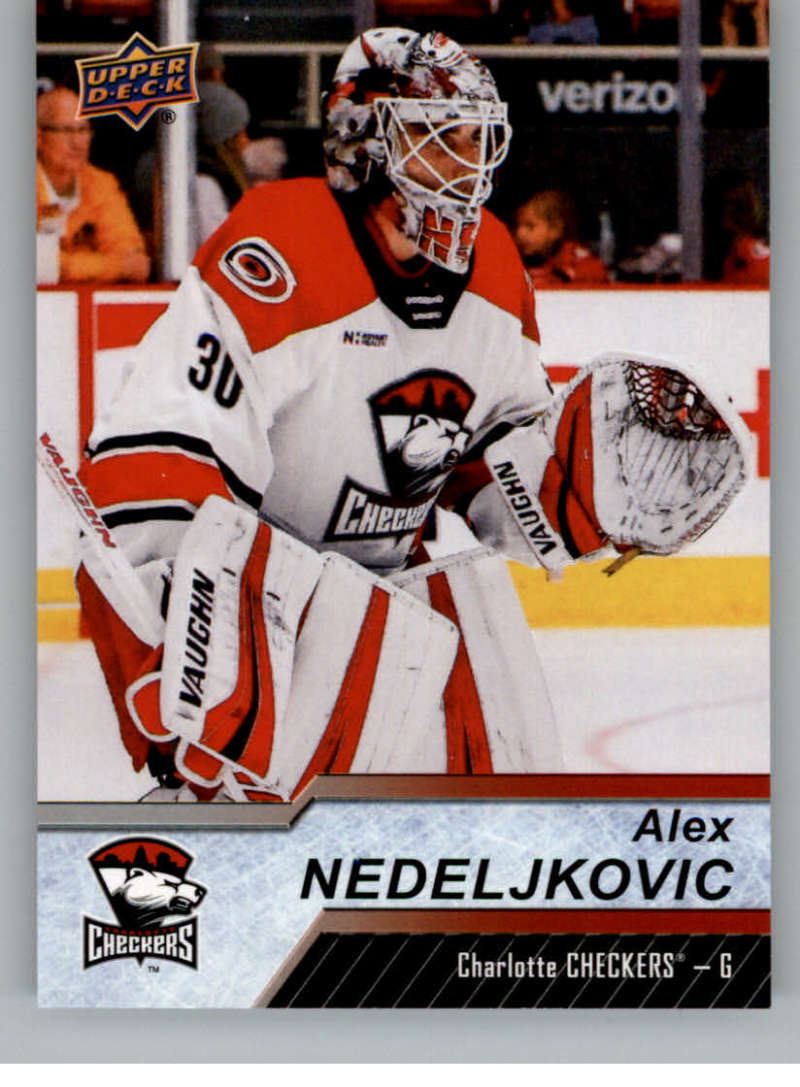 2018-19 Upper Deck AHL Hockey #12 Alex Nedeljkovic Charlotte Checkers 