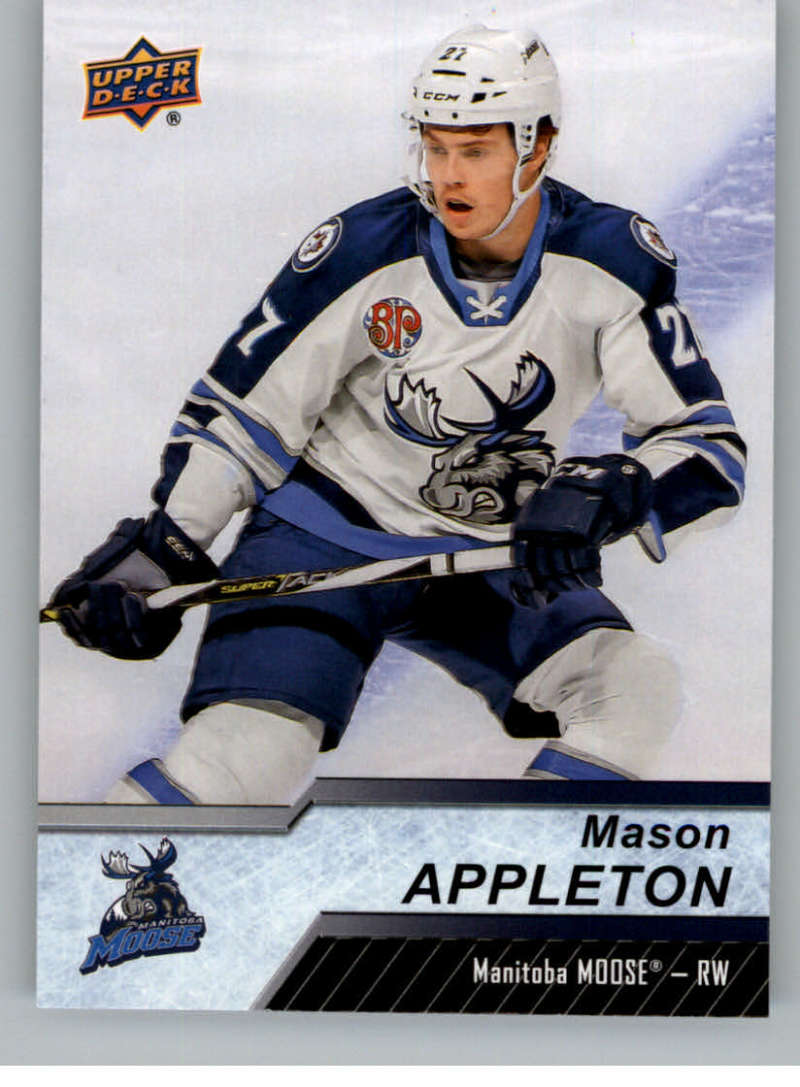 2018-19 Upper Deck AHL Hockey #120 Mason Appleton Manitoba Moose SP Short Print 