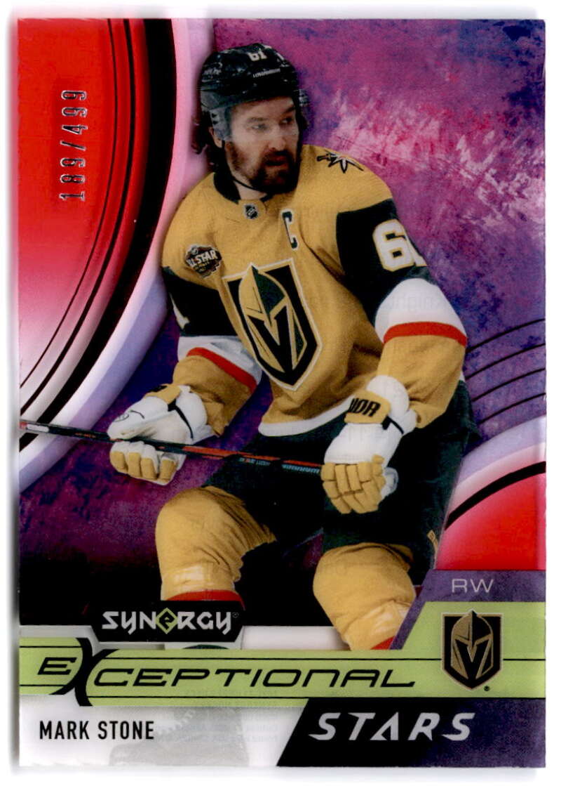2021-22 Upper Deck Synergy Exceptional Stars Red