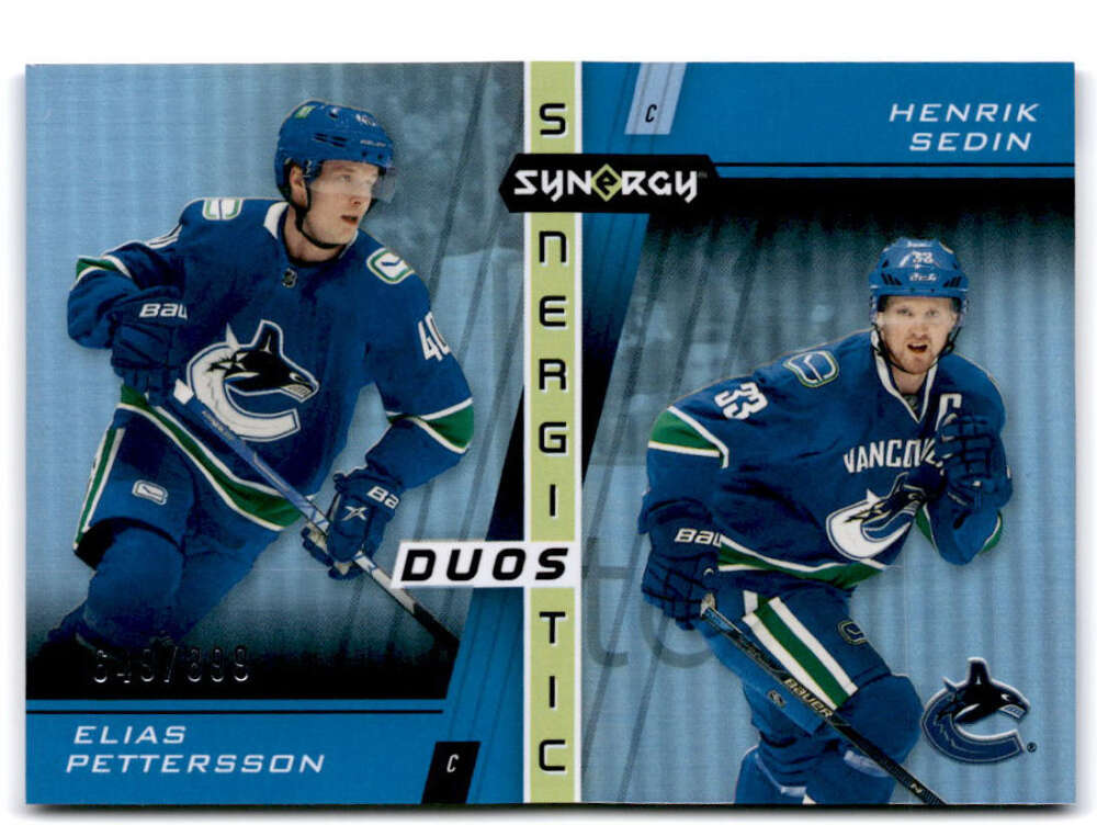 2021-22 Upper Deck Synergy Synergistic Duos Stars and Legends