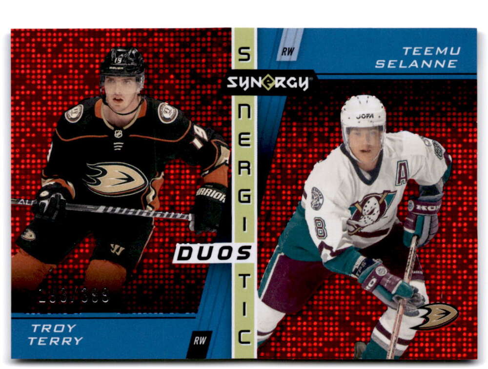 2021-22 Upper Deck Synergy Synergistic Duos Stars and Legends Red