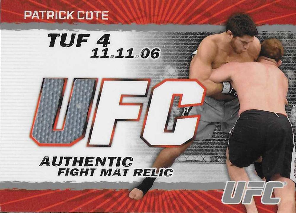 2009 Topps UFC Fight Mat Relics