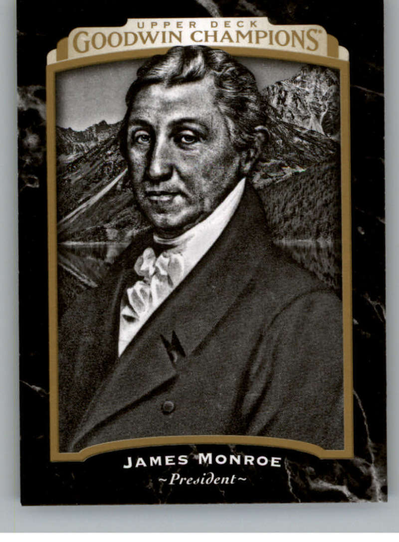 2017 Upper Deck Goodwin Champions #105 James Monroe SP President Black and White
