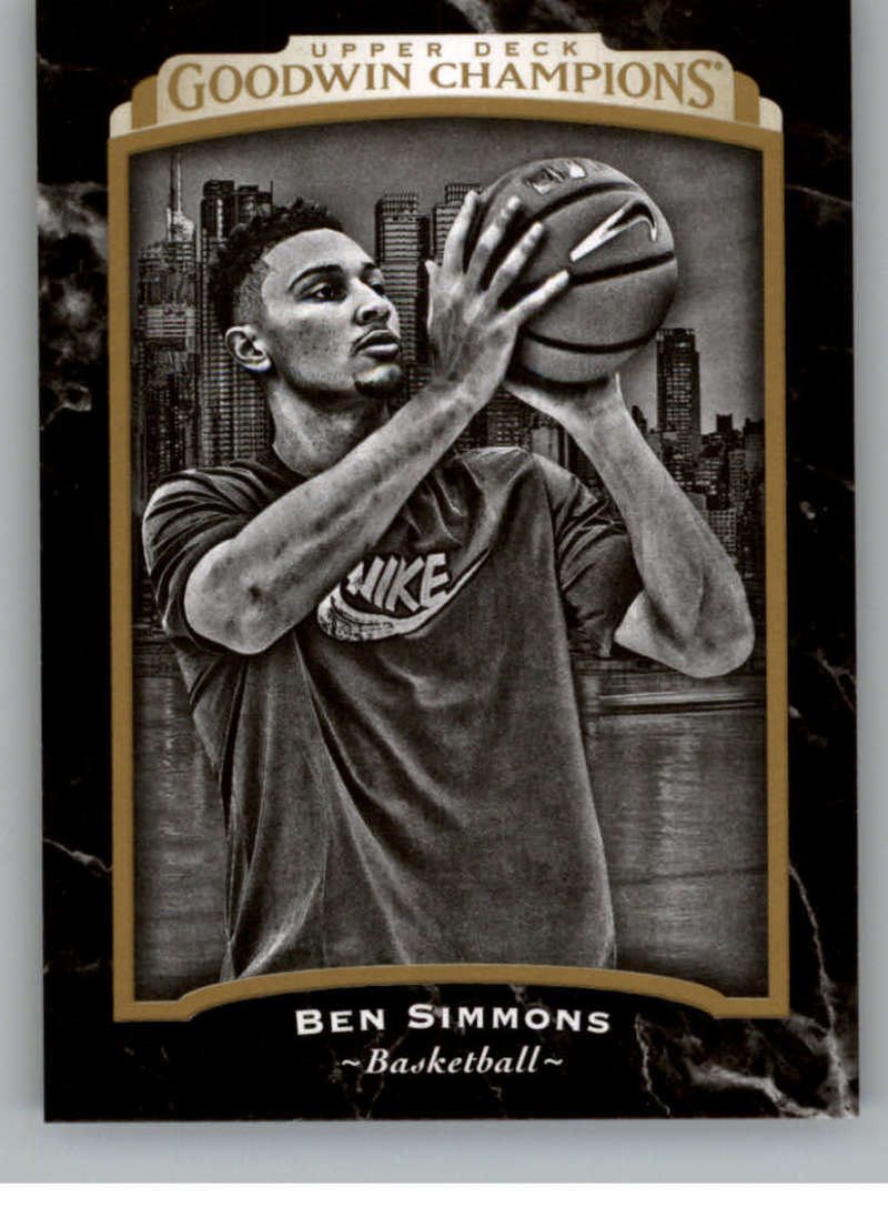 2017 Upper Deck Goodwin Champions #126 Ben Simmons SP Basketball Black and White