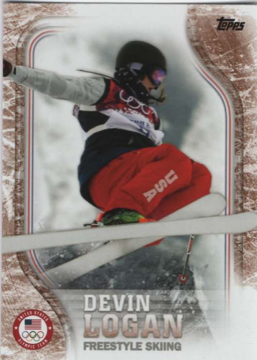 2018 Topps US Winter Olympics Bronze #USA-19 Devin Logan Freestyle Skiing
