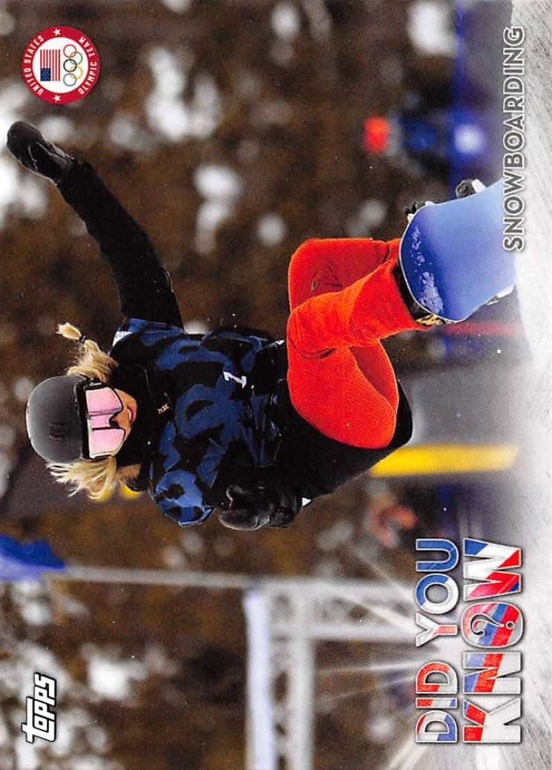 2018 Topps US Winter Olympics Did You Know?