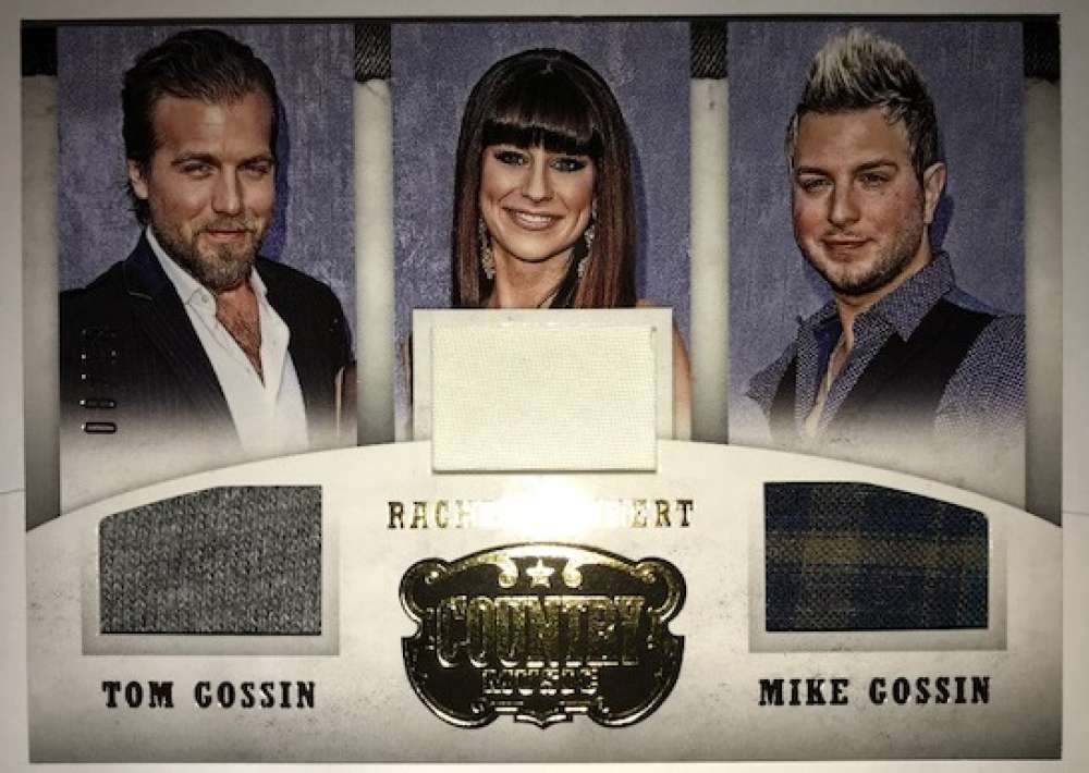 2014 Panini Country Music Musician Triple Materials Gold