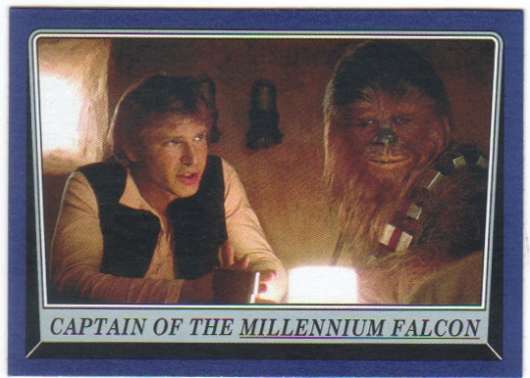 2016 Topps Star Wars Rogue One Mission Briefing Blue #32 Captain of the Millennium Falcon Official Motion Picture Collectible Trading Card