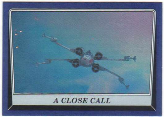 2016 Topps Star Wars Rogue One Mission Briefing Blue #57 A Close Call Official Motion Picture Collectible Trading Card