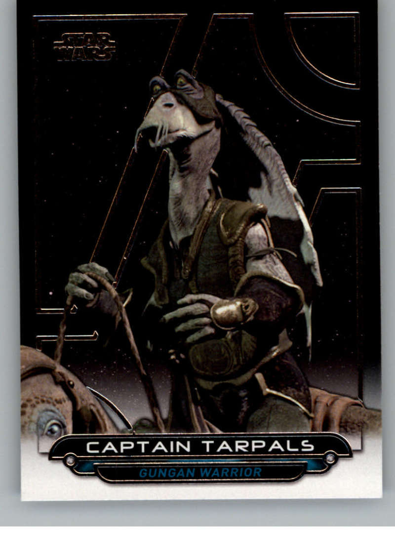 2017 Topps Star Wars Galactic Files Reborn #TPM-25 Captain Tarpals Official Motion Picture Collectible Trading Card