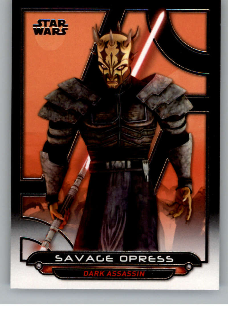 2017 Topps Star Wars Galactic Files Reborn #ACW-4 Savage Opress Official Motion Picture Collectible Trading Card