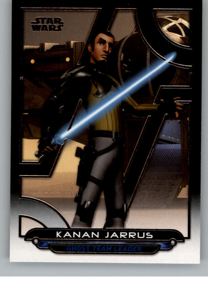 2017 Topps Star Wars Galactic Files Reborn #REB-1 Kanan Jarrus Official Motion Picture Collectible Trading Card
