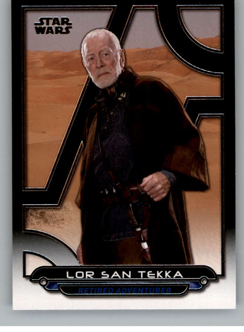 2017 Topps Star Wars Galactic Files Reborn #TFA-16 Lor San Tekka Official Motion Picture Collectible Trading Card
