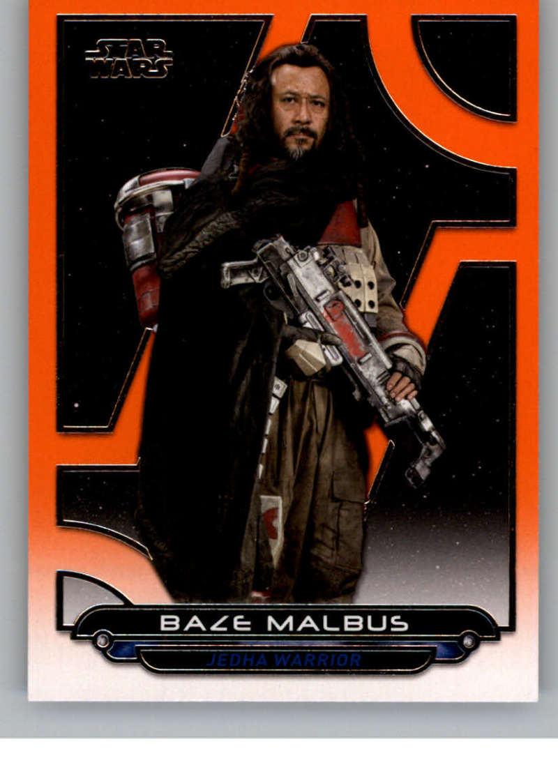 2017 Topps Star Wars Galactic Files Reborn Orange #RO-4 Baze Malbus Official Motion Picture Collectible Trading Card