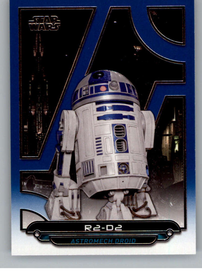 2017 Topps Star Wars Galactic Files Reborn Blue #ROTS-3 R2-D2 Official Motion Picture Collectible Trading Card