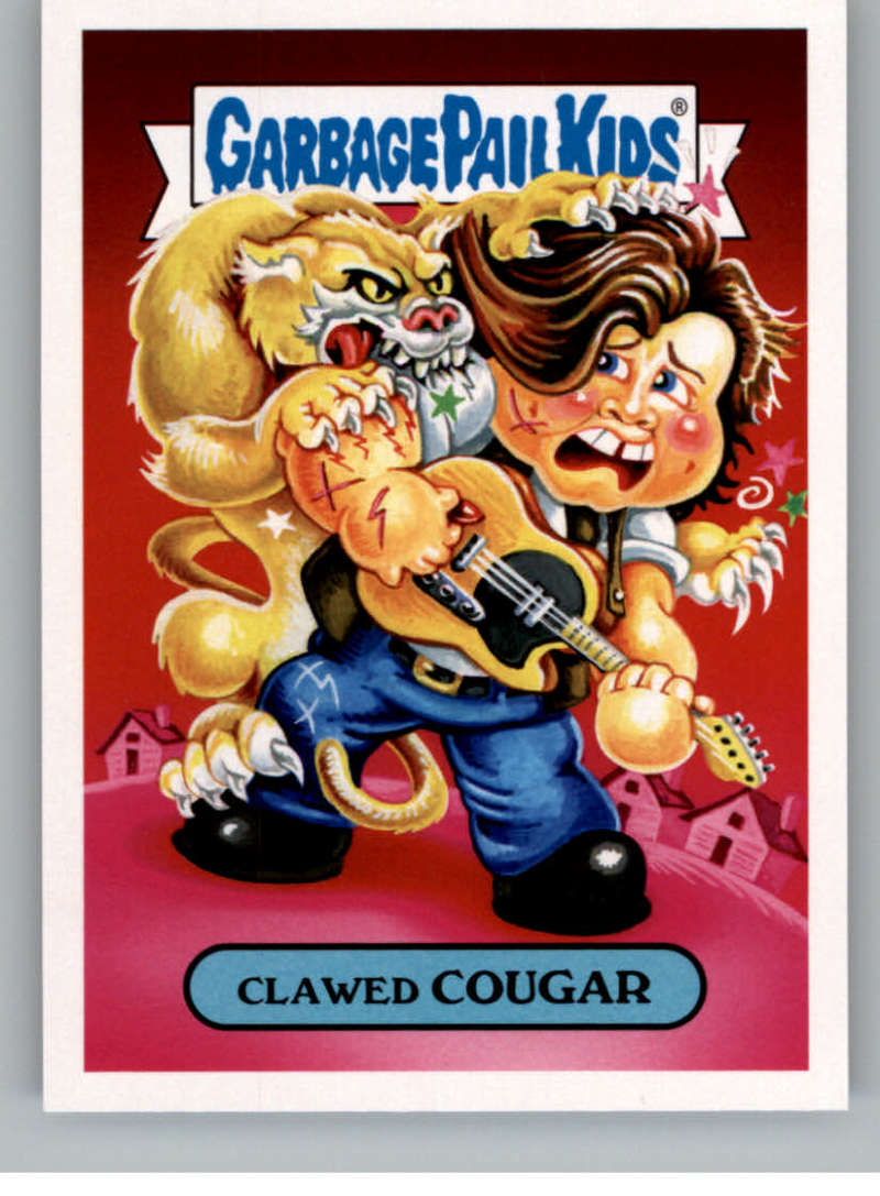 2017 Topps Garbage Pail Kids Series 2 Classic Rock #20A CLAWED COUGAR