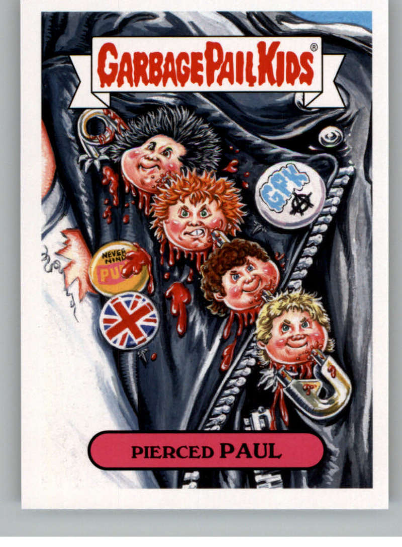 2017 Topps Garbage Pail Kids Series 2 New Wave and Punk #8B PIERCED PAUL