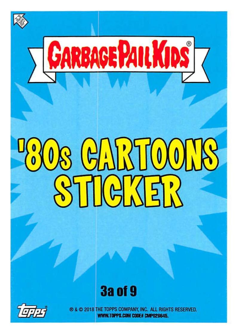 your choice of 3 Garbage Pail Kids We Hate the 80's '80s TV Shows & Ads 1-9 