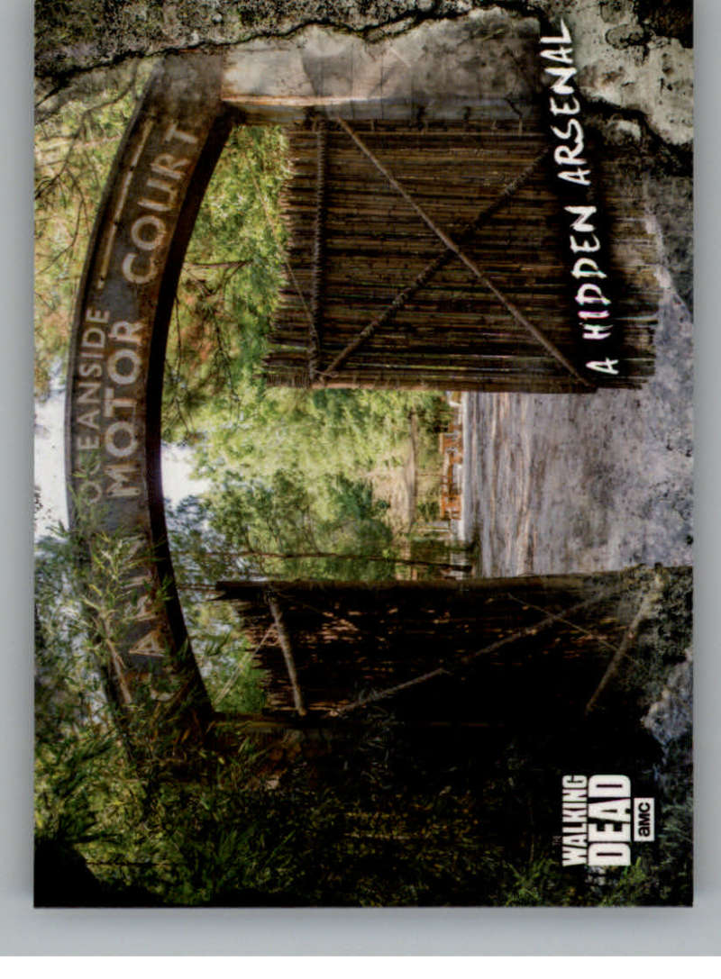 2018 Topps Walking Dead Road to Alexandria #95 A Hidden Arsenal Collectible Trading Card