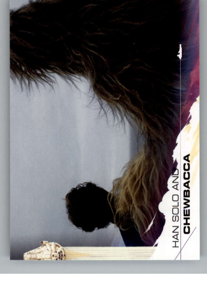 2018 Topps Solo A Star Wars Story Trading Card #67 Han Solo and Chewbacca