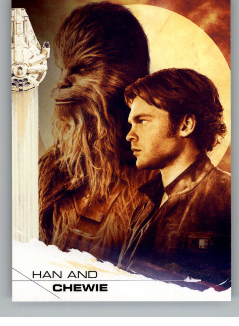 2018 Topps Star Wars Solo Movie #79 Han and Chewie