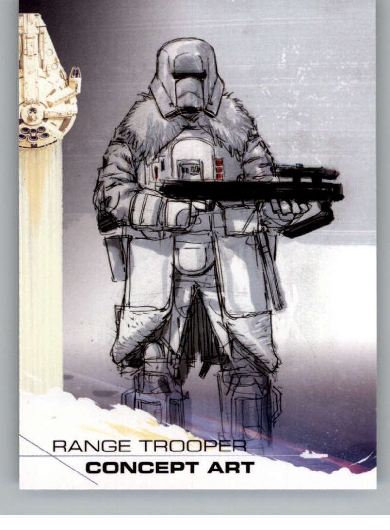 2018 Topps Star Wars Solo Movie #98 Range Trooper Concept Art