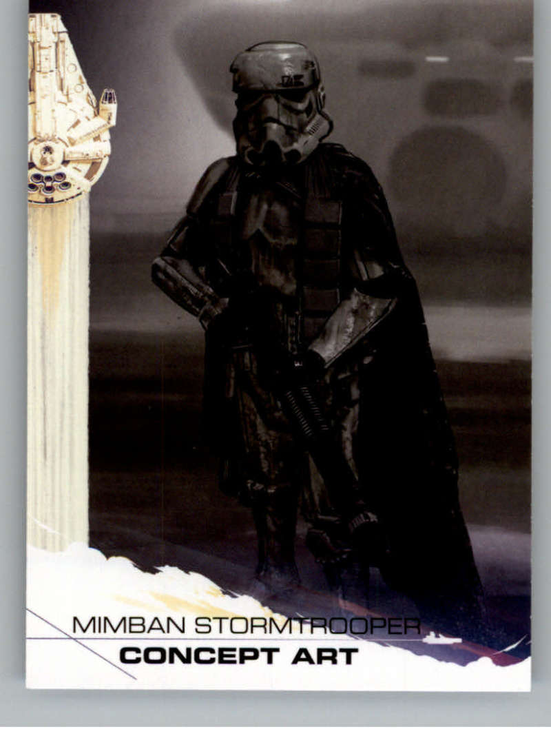 2018 Topps Star Wars Solo Movie #99 Mimban Stormtrooper Concept Art