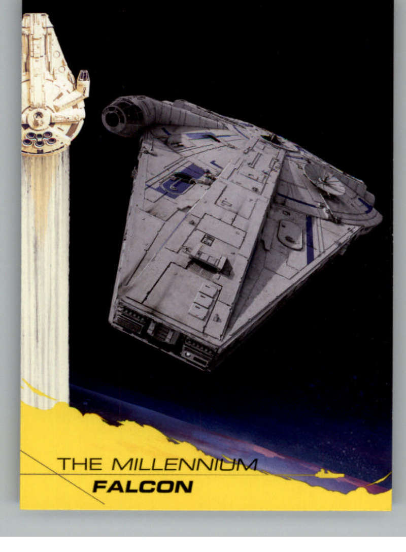 2018 Topps Star Wars Solo Movie Yellow #13 The Millennium Falcon NM-MT